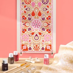 Djeco pittura su seta giocattolo creativo FSC MIX multicolore
