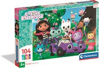 Clementoni puzzle La Casa delle Bambole di Gabby - 104 pezzi - giocattolo colorato