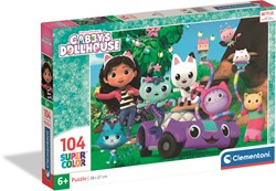 Clementoni puzzle La Casa delle Bambole di Gabby - 104 pezzi - giocattolo colorato