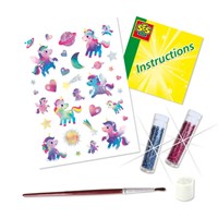 Ses tatuaggi unicorno - effetto metallico - glitter - bambini - fantasia-2
