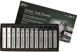 Creativ Company giocattolo pastello Gallery Soft Pastel Set 12 pezzi grigio
