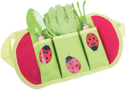 BigJigs cintura attrezzi da giardinaggio - set giardinaggio bambini con guanti