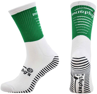 Murphy's calze sportive Pro Mid Grip adulto - verde/bianco - antiscivolo