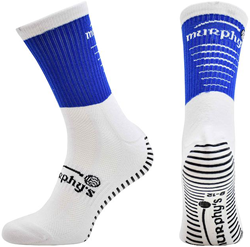 Murphy's calze sportive Pro Mid Grip adulto - antiscivolo royal/bianco
