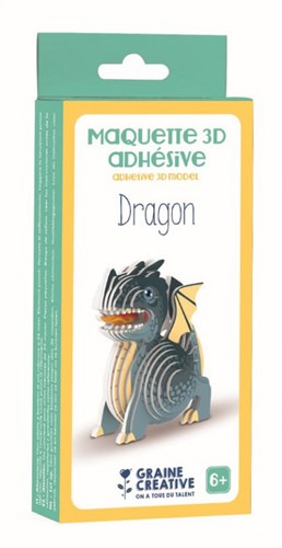 Graine Creative set creativo modello 3D drago cartone creativo