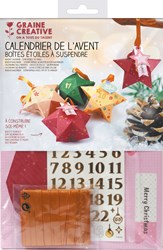 Graine Creative calendario dell'Avvento stelle set fai-da-te con adesivi e nastro