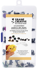 Graine Creative Amigurumi set - Occhi e nasi di sicurezza per pupazzi