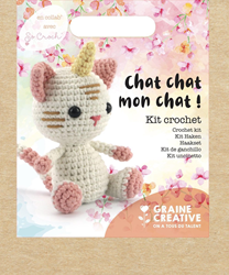 Graine Creative GC Amigurumi Haakpakket Kat 15 cm