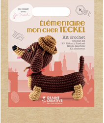 Graine Creative GC Amigurumi Haakpakket Teckel 18 cm