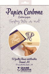 Graine Creative carta carbone A4 blu 50 fogli - carta da ricalco