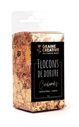 Graine Creative fiocchi di foglia metallica rame 1g per resina e fai da te