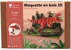 Graine Creative puzzle 3D in legno T-Rex dinosauro set costruzione giocattolo