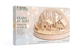 Graine Creative set miniatura fai-da-te in legno casette nel bosco 30x15x18 cm