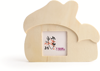 Graine Creative cornice in legno casetta fungo decorazione 16,5x13,5 cm