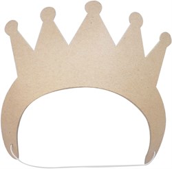 Graine Creative corona principessa in cartone da decorare con elastico 17 cm