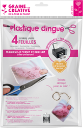 Graine Creative fogli termoretraibili stampabili A4 trasparenti set 4 pezzi
