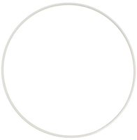 Graine Creative anello metallico materiale creativo 15 cm bianco decorazione