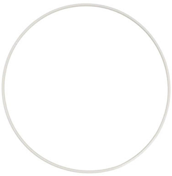 Graine Creative anello metallico 40 cm bianco - materiale creativo per bambini e adulti