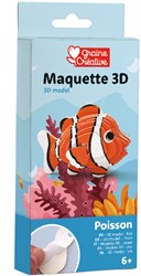 Graine Creative kit costruzione giocattolo modello in legno 3D pesce pagliaccio