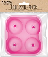 Graine Creative stampo in silicone sfere 45 mm per sapone ed epossidica