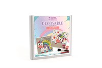 Graine Creative set pittura con sabbia unicorni 30x30 cm giocattolo creativo