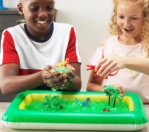 Zimpli Kids set dinosauri Gelli Worlds - confezione giocattolo avventurosa-2