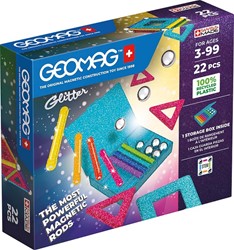 Geomag Geomag Glitter Recycled Panels 22 pcs