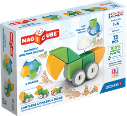 Geomag Geomag Magicube 4 Shapes Recycled Wheels 13 pcs