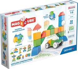 Geomag Geomag Magicube 4 Shapes Recycled World 32 pcs