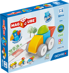 Geomag Geomag Magicube Blocks Recycled Cars 10 pcs
