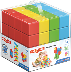 Geomag giocattolo da costruzione magnetico Magicube Green Line 64 pezzi