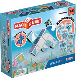 Geomag MagiCube Sea Animals - Giocattolo Magnetico Animali Marini 8 Pezzi