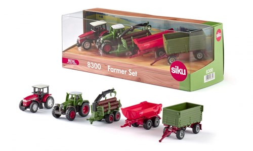 Siku set regalo giocattoli agricoli - trattori e veicoli-2