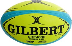 Gilbert pallone rugby allenamento G-TR4000 misura 3 fluo - tecnologia grip