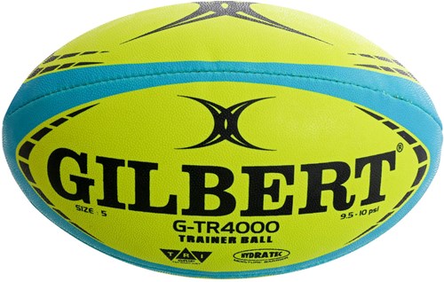 Gilbert pallone rugby allenamento G-TR4000 misura 3 fluo - tecnologia grip