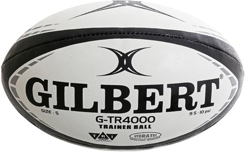 Gilbert pallone rugby allenamento G-TR4000 nero misura 4 - pallone da allenamento