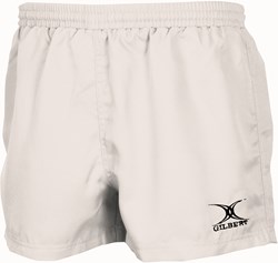 Gilbert pantaloncini rugby Saracen bianco - pantaloncini sportivi XXS poliestere