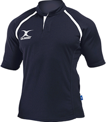 Gilbert maglia da rugby Xact II blu scuro - junior taglia 128 rugby