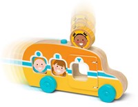 Melissa & Doug autobus in legno giocattolo per bambini - giocattolo educativo FSC