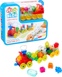 Goliath Jelly Blox set di blocchi morbidi treno - giocattolo sensoriale