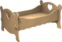 Gomille letto MDF mobile bambole 23x31x47 cm giocattolo creativo