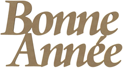 Gomille figura decorativa MDF Bonne Annee 58 cm giocattolo creativo
