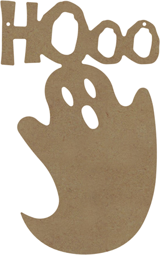 Gomille Decorazione fantasma MDF Halloween da creare