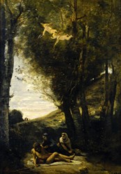 Grafika puzzle arte Jean-Baptiste-Camille Corot Saint Sebastian 300 pezzi