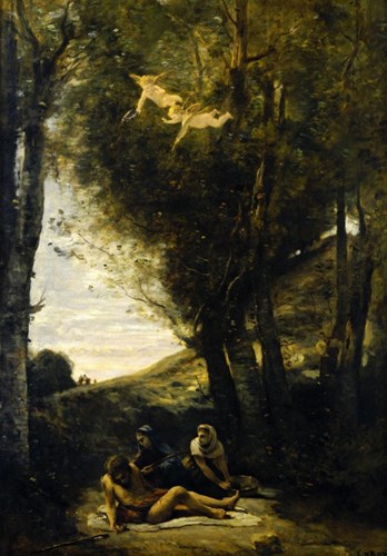 Grafika puzzle arte Jean-Baptiste-Camille Corot Saint Sebastian 300 pezzi