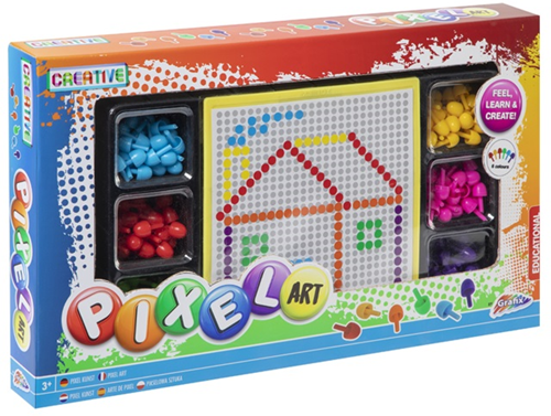 Grafix Pixel Art giocattolo creativo per bambini - stimola la creatività