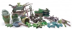 Dantoy Green Bean set gioco sabbia e acqua 80 pezzi ecologico