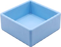 Grennn inserto quadrato per vassoio sensoriale blu pastello - giocattolo educativo