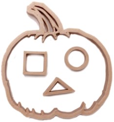 Grennn tagliapasta zucca - Accessorio giocattolo Halloween biodegradabile