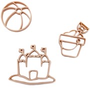 Grennn set formine da spiaggia - giocattolo educativo da spiaggia per bambini